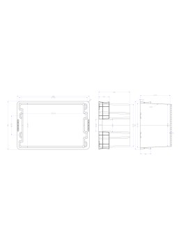 Plastikinė dėžė 600x400x260 mm, plastikinė dėžė, plastikinės dėžės, plastikine deze, plastikines dezes   